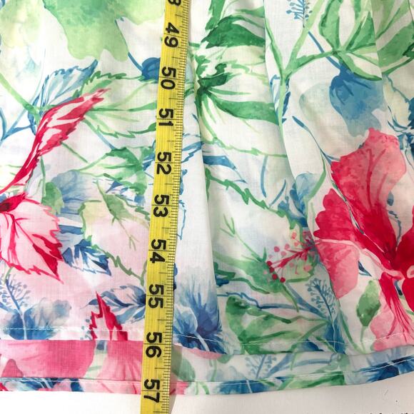 Hello Molly Where Wildflowers Bloom Red Green Floral One Shoulder Maxi Dress XS - Picture 8 of 9